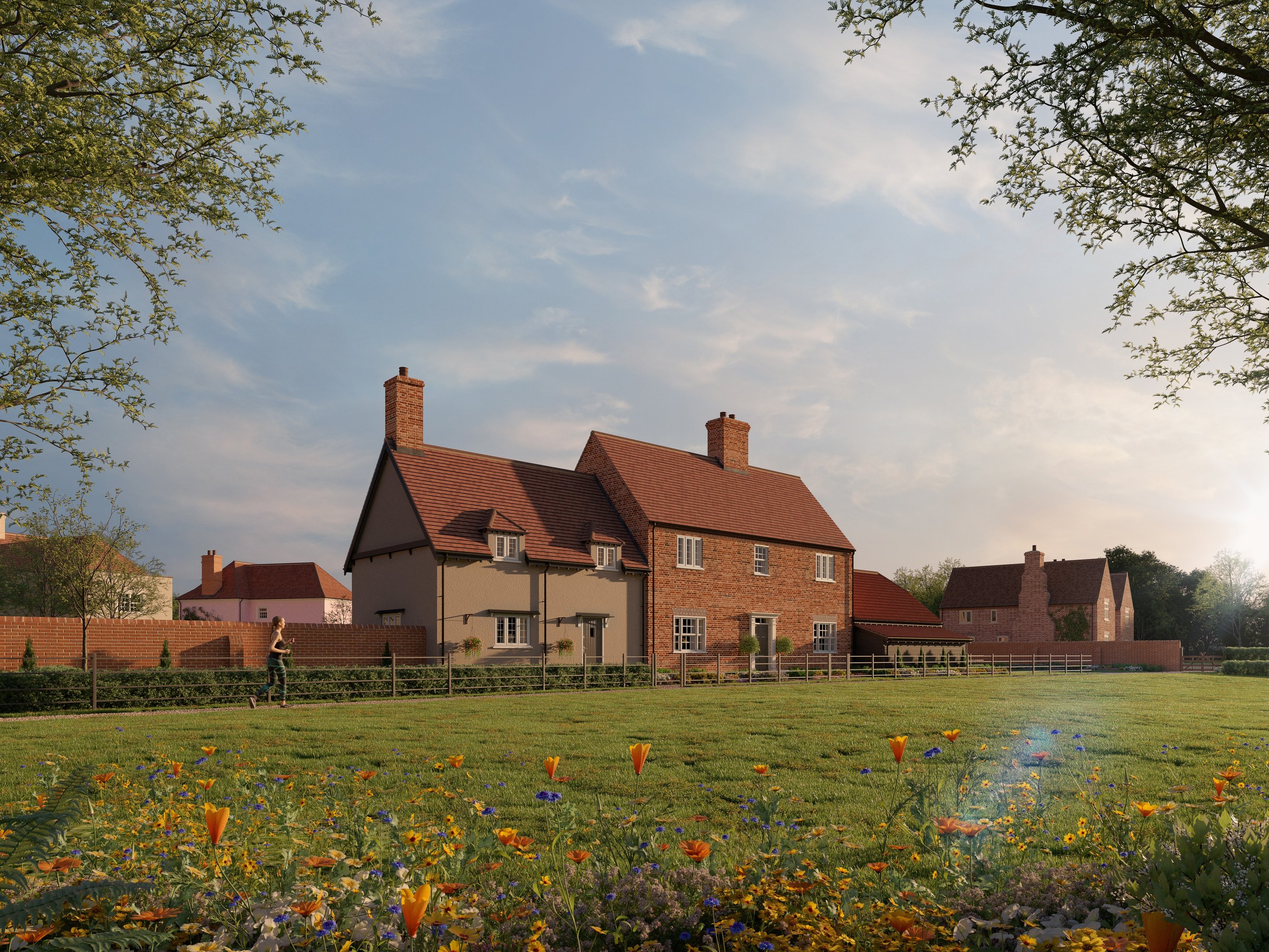 Wildflower Farmstead — golden hour